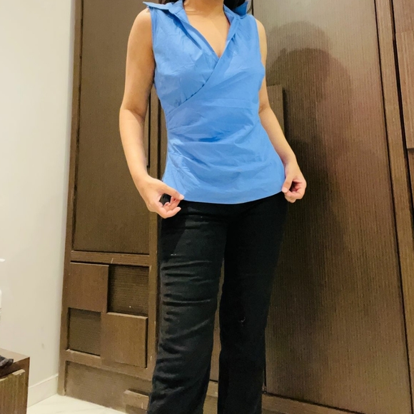 EXPRESS blue top - Picture 3 of 15